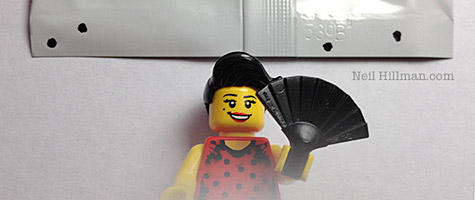 Lego Minifigures Series 6 Flamenco Dancer bump codes