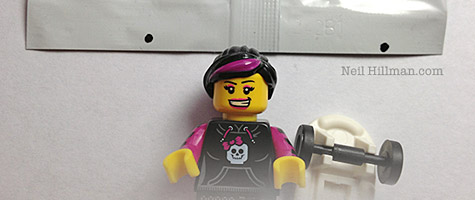 Lego Minifigures Series 6 Skater Girl bump codes