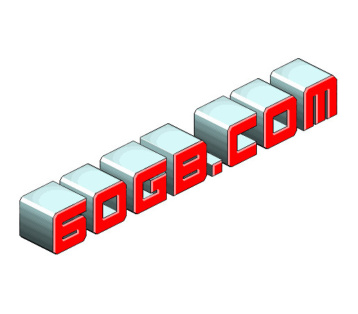 Pixel art logo for 60GB.com