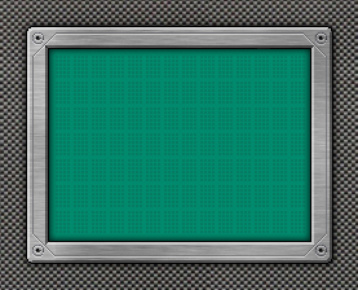 Faux LCD screen display