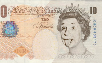 Einstein on a 10 pound note