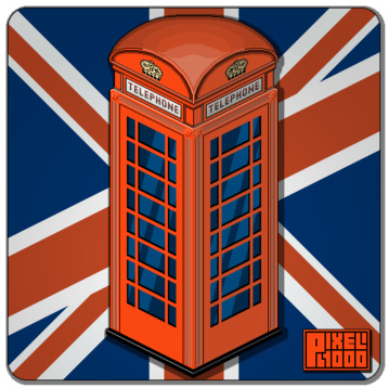 London phonebox pixel art