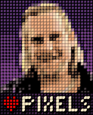 Self portrait in pseudo-pixels